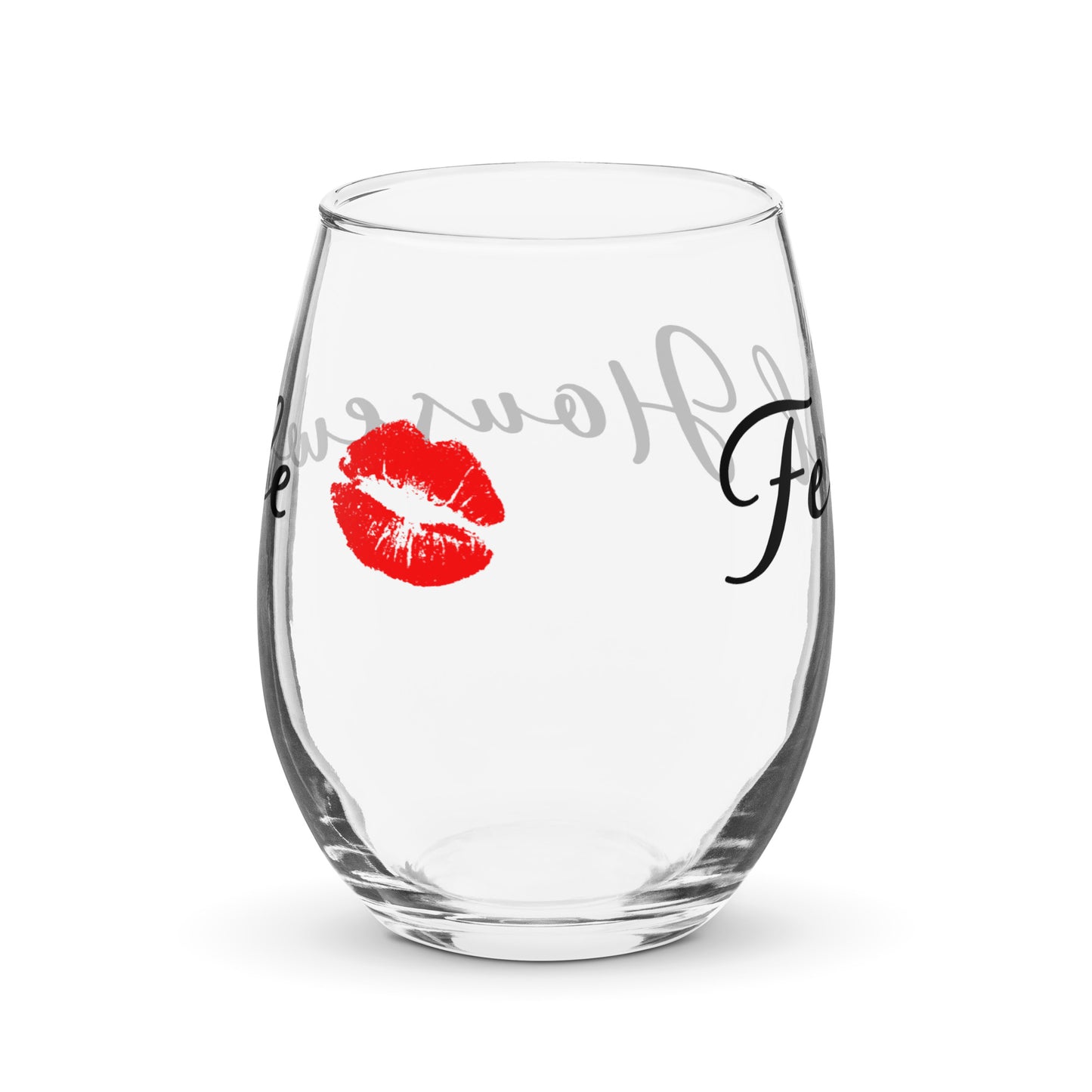 Feral Housewife, Stemless wine glass