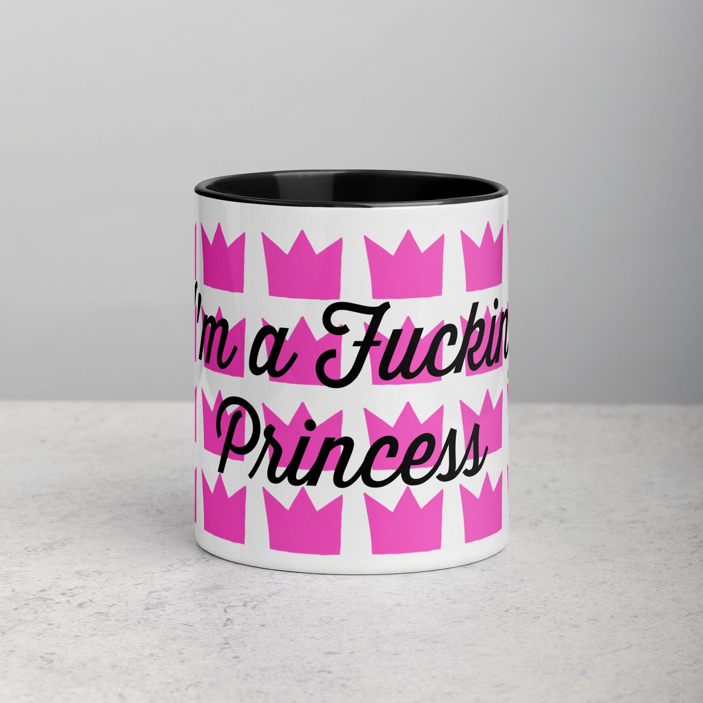 Princess, Mug with Color Inside